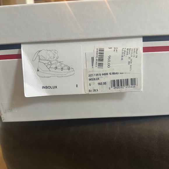 MONCLER Best-Selling Natural Darling Snow Boots Sz 38 NIB $960!! - Picture 8 of 8